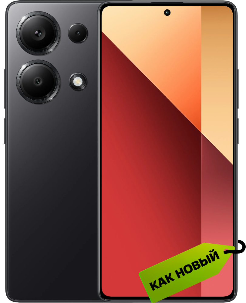 

Смартфон Xiaomi, Redmi Note 13 Pro 12/512 Гб Полночный черный "Как новый"