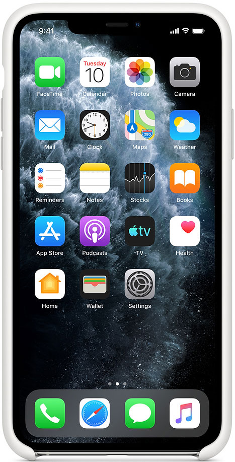 Клип-кейс Apple iPhone 11 Pro Max MWYX2ZM/A силиконовый White 0313-8190 MWYX2ZM/A iPhone 11 Pro Max MWYX2ZM/A силиконовый White - фото 3