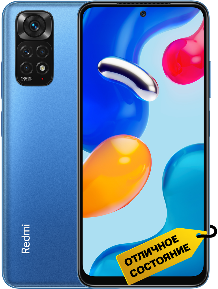 

Смартфон Xiaomi, Redmi Note 11S 6/64Gb Синий «Отличное состояние»