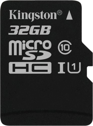 Карта памяти MicroSDHC Kingston 32GB Class10 UHS-I c адаптером SDCS/32GB Black 0305-1334 SDCS/32GB 32GB Class10 UHS-I c адаптером SDCS/32GB Black - фото 1