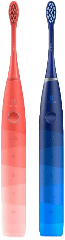 Электрическая зубная щетка Oclean Find Duo Set 2 шт Красная и Синяя