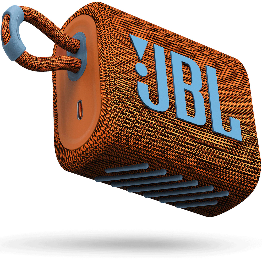 Портативная акустическая система JBL GO 3 Orange 0406-1304 - фото 7