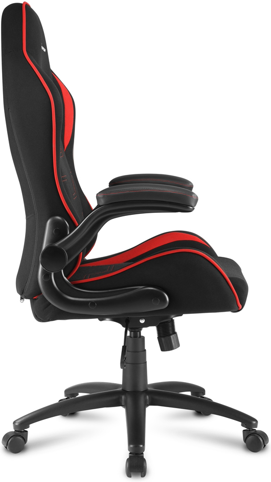Игровое кресло Sharkoon Elbrus 1 ткань Черно-красное 0200-3023 ELBRUS 1 BK/RD - фото 5