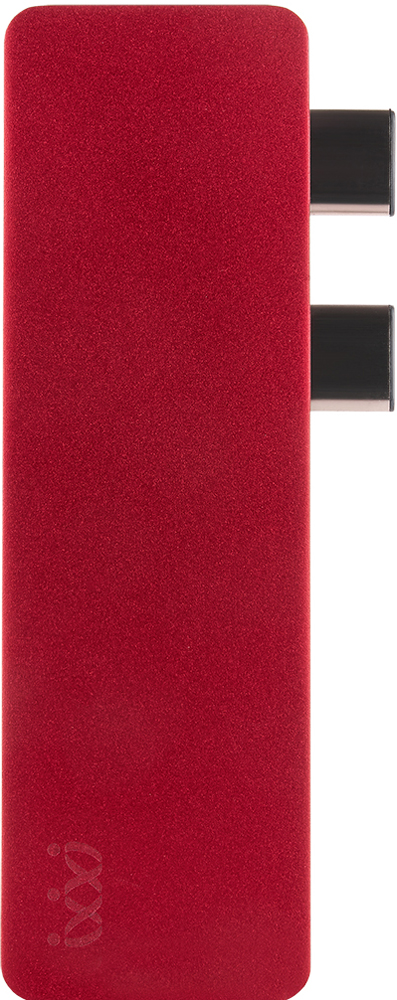 Адаптер VLP Type-C 3 in 1 мультипортовый Красный 0300-0561 - фото 3