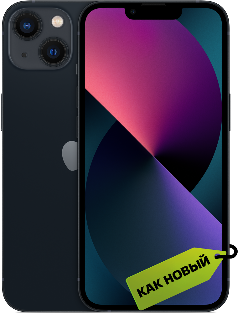 

Смартфон Apple, iPhone 13 4/128Gb Тёмная ночь «Как новый»