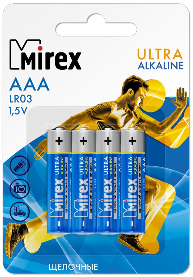 Батарея Mirex батарейки renata za675 6 штук