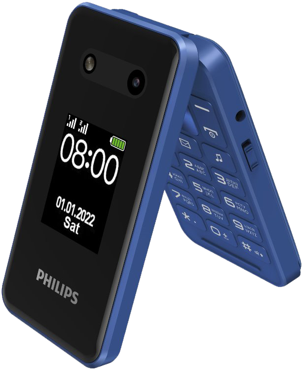 Мобильный телефон Philips видеокамера 40мп цифровой фотокамеры детей 1080п мини объектив экрана 180° ипс 2 4 дюймов вращающийся