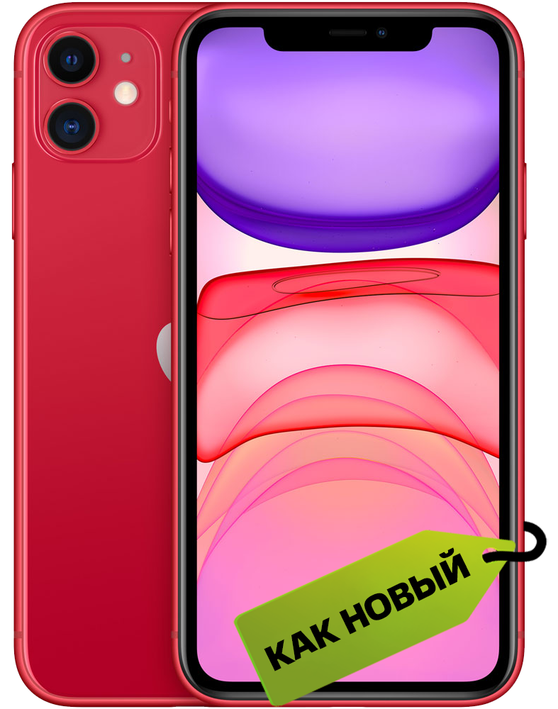 Смартфон Apple iPhone 11 64Gb Красный «Как новый» смартфон apple iphone 11 pro 64gb серебристый как новый
