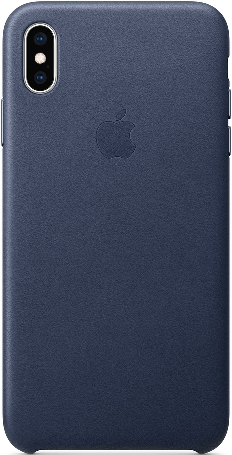 Клип-кейс Apple iPhone XS Max кожаный MRWU2ZM/A DeepBlue