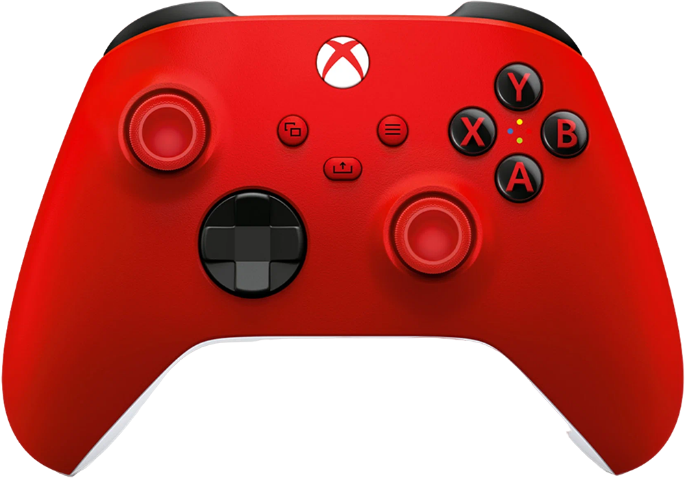 Геймпад Microsoft Xbox беспроводной Красный 0206-0144 PC, Xbox One, Xbox Series S, Xbox Series X, Устройство с Android, Устройство с iOS - фото 1