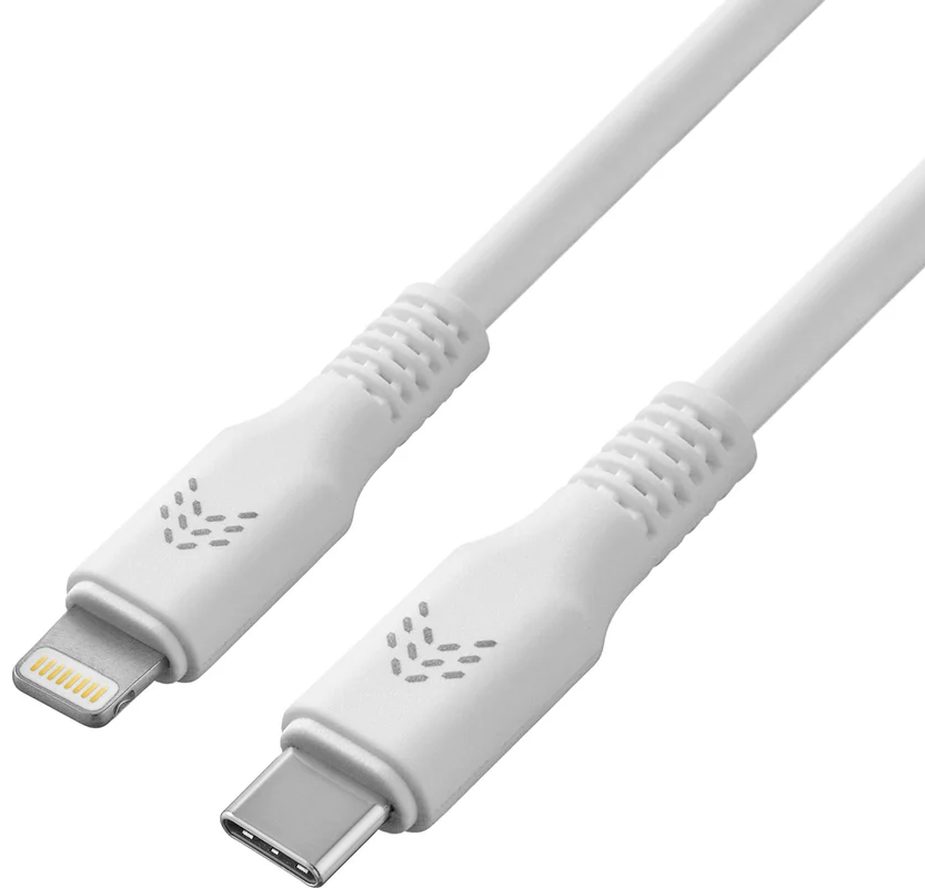 

Дата-кабель Rocket, Flex USB-C - Lightning 1 м Белый