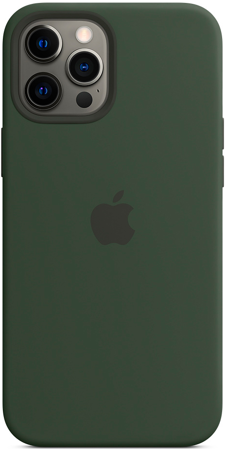 Клип-кейс Apple iPhone 12 Pro Max MagSafe силиконовый Кипрский зеленый (MHLC3ZE/A) 0313-8779 MHLC3ZE/A iPhone 12 Pro Max MagSafe силиконовый Кипрский зеленый (MHLC3ZE/A) - фото 2