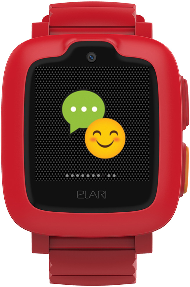 Детские часы Elari Kidphone 3G с голосовым помощником Red 0200-1795 - фото 4