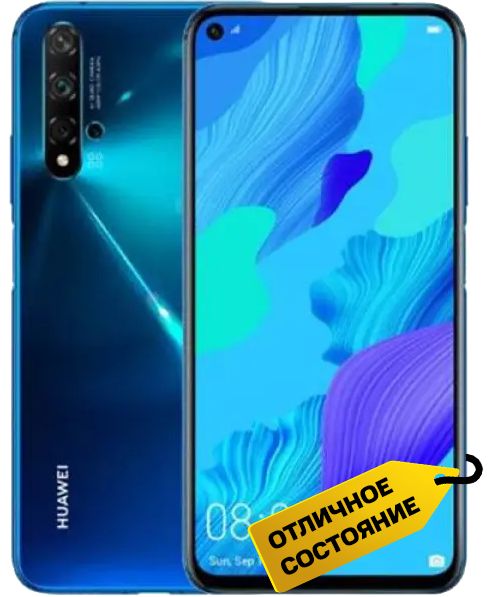 

Смартфон HUAWEI, Nova 5T 6/128GB Голубой «Отличное состояние»