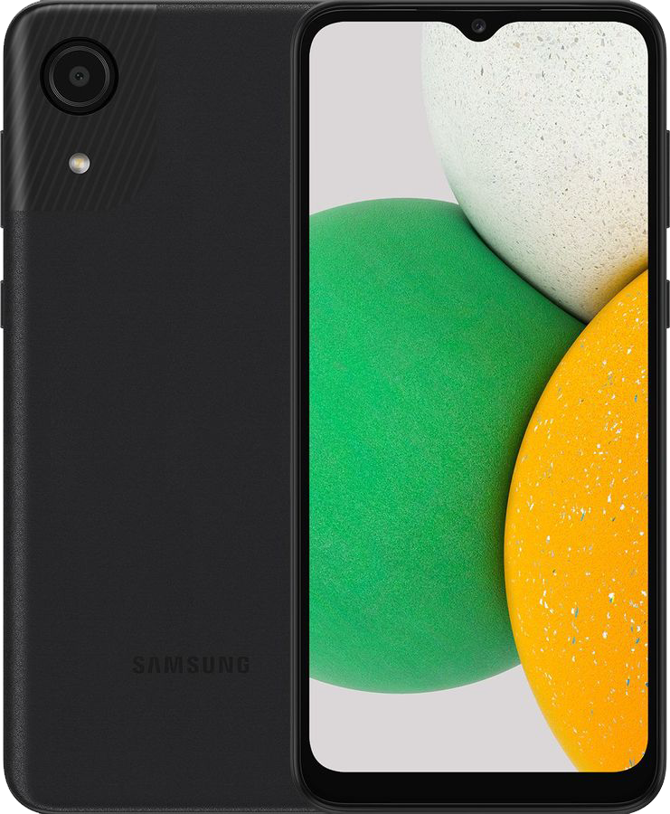 Смартфон Samsung Galaxy A03 Core 2/32Gb Черный смартфон samsung galaxy a03 core 32 гб черный