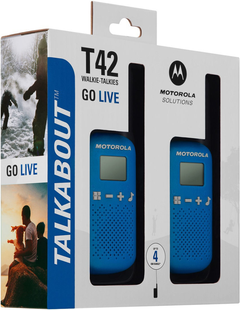 Рация Motorola Talkabout T42 2шт Blue 0200-2796 - фото 6