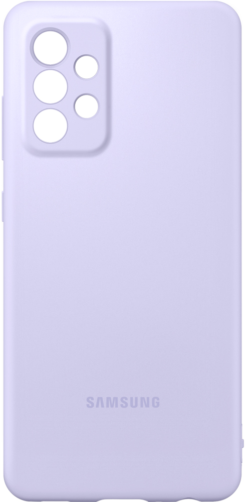 Клип-кейс Samsung Galaxy A52 Silicone Cover Purple (EF-PA525TVEGRU) 0313-8883 Galaxy A52 Silicone Cover Purple (EF-PA525TVEGRU) - фото 1