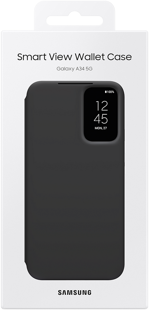 Чехол-книжка Samsung Galaxy A34 Smart View Wallet Case Чёрный 0319-1017 EF-ZA346CGEGRU - фото 6