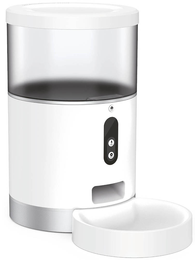 

Умная автоматическая кормушка HIPER, IoT Pet Feeder LE 4л Wi-Fi Белый