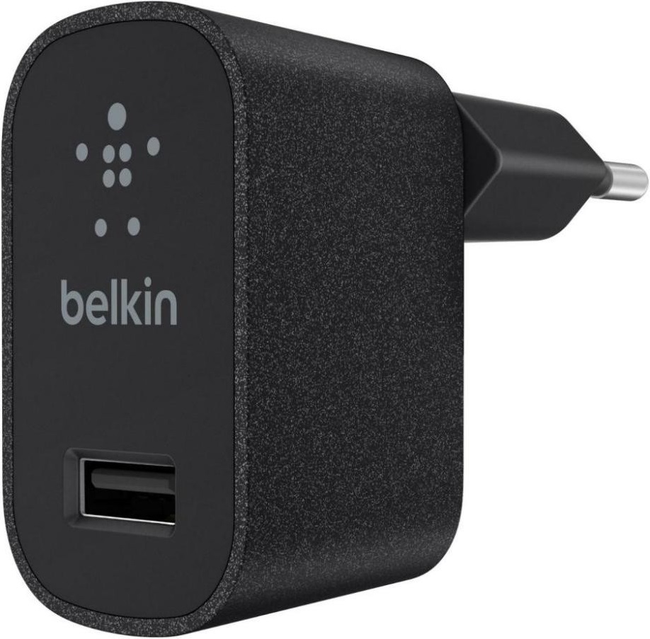 СЗУ Belkin 1USB универсальное 2.4A Black (F8M731vf) 0303-0503 1USB универсальное 2.4A Black (F8M731vf) Универсальный - фото 1