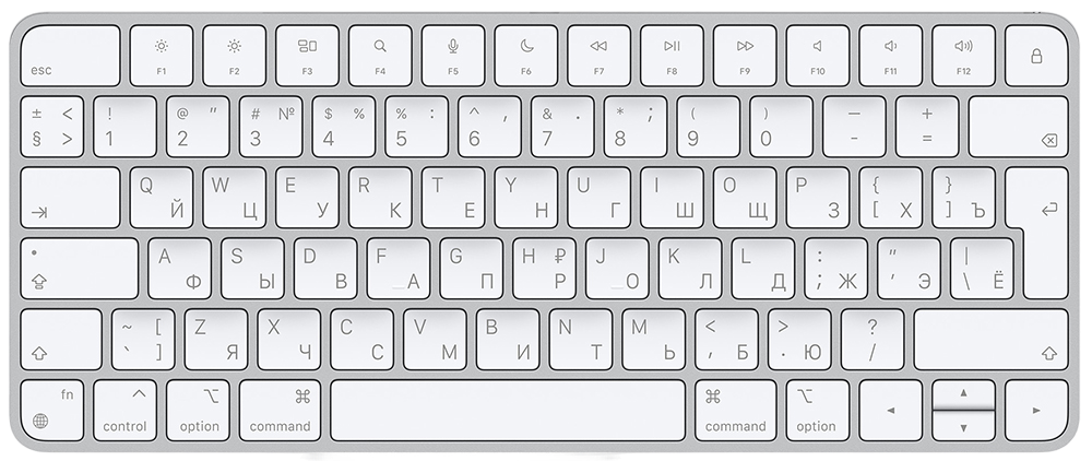 Клавиатура беспроводная Apple Magic Keyboard Серебристая (MK2A3)