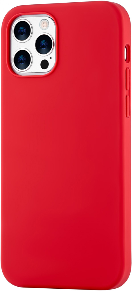 Клип-кейс uBear iPhone 12 Pro Max liquid силикон Red 0313-8716 - фото 2