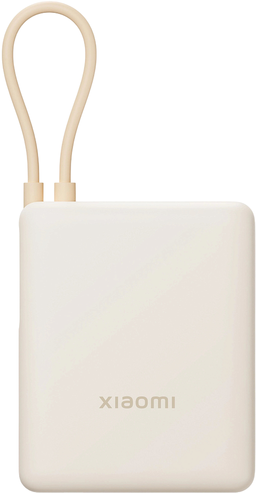 Xiaomi BHR9333GL со встроенным кабелем 33W 10000 mAh Бежевый