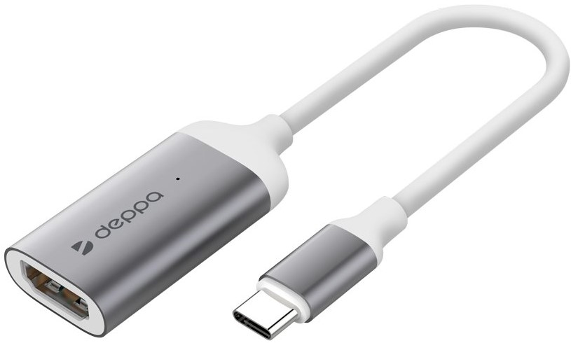 Адаптер Deppa USB Type-C-HDMI графит