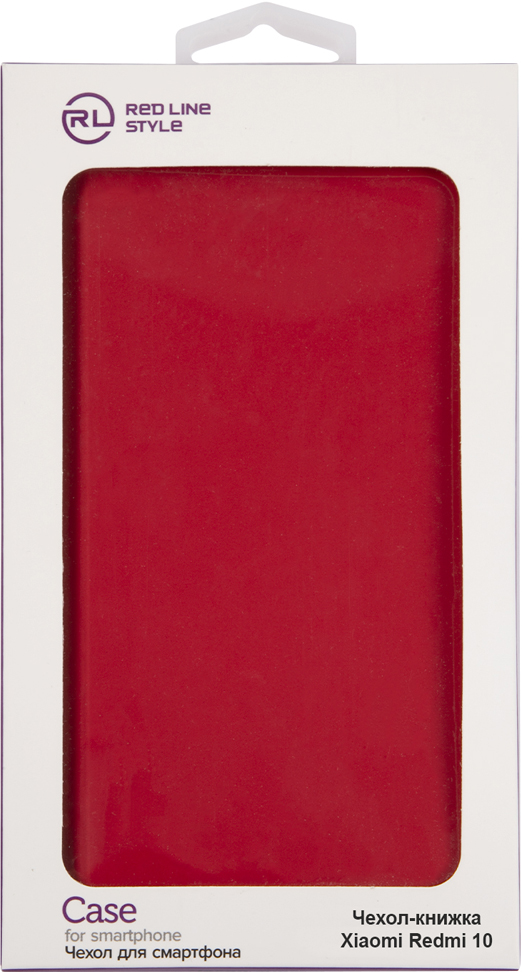 Чехол-книжка RedLine Unit NEW Xiaomi Redmi 10 Red 0313-9187 - фото 5