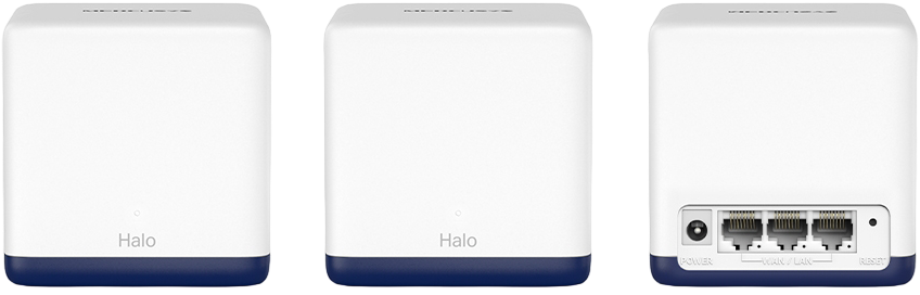 Wi-Fi Mesh система Mercusys Halo H50G AC1900 3 шт. в комплекте Белая