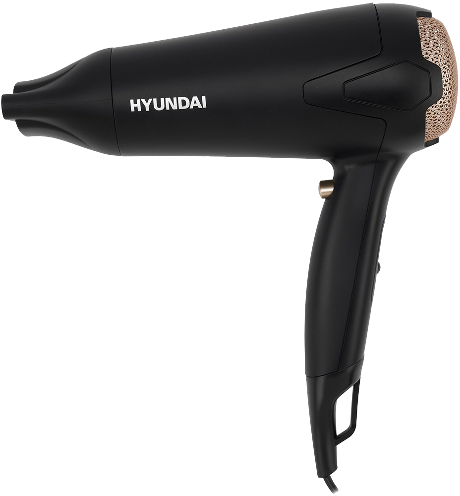 

Фен Hyundai, H-HDI0755 матовый Черный