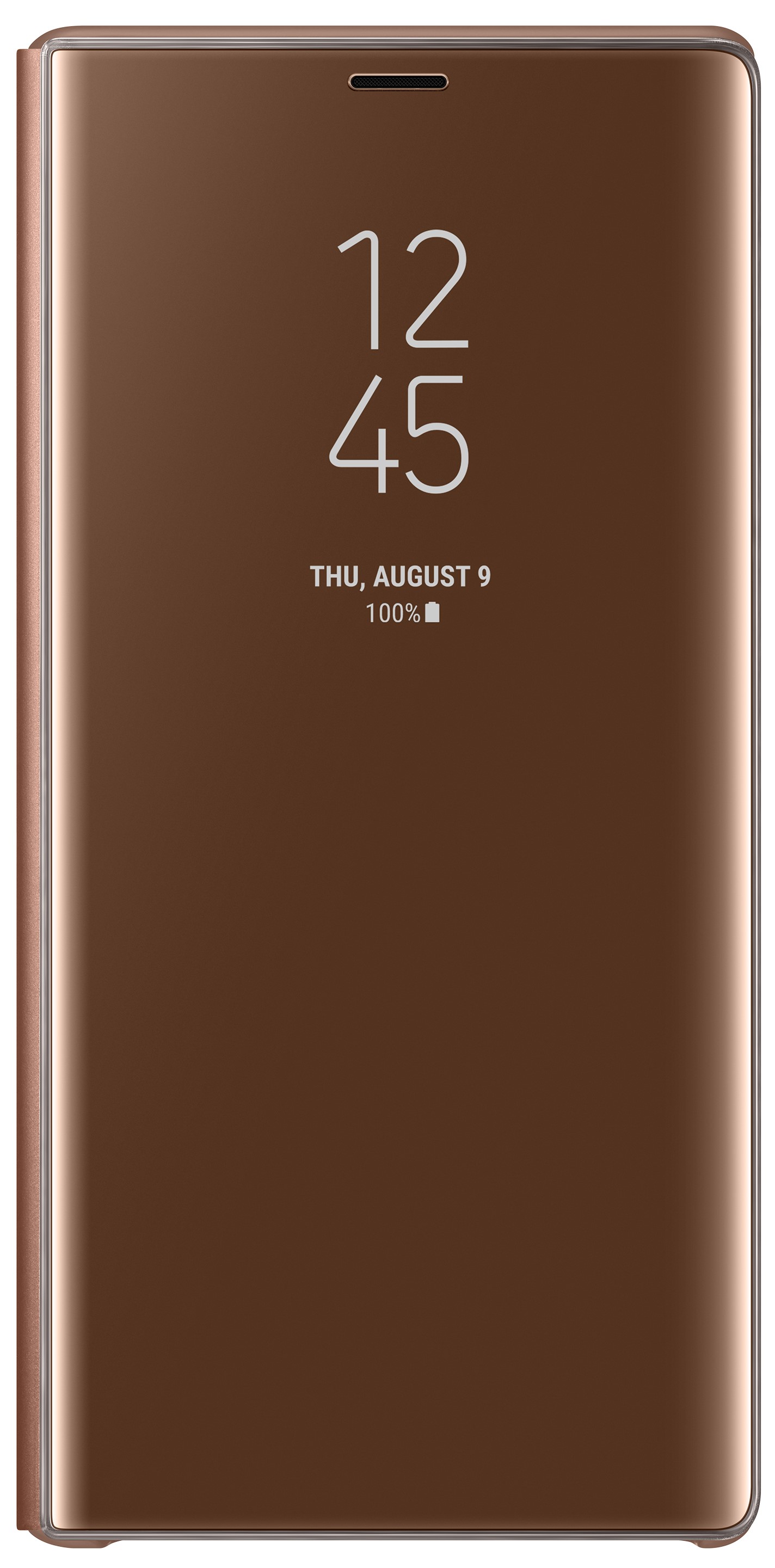 Чехол-книжка Samsung для Galaxy Note 9 EF-ZN960CAEGRU Clear View Standing Cover Crown brown