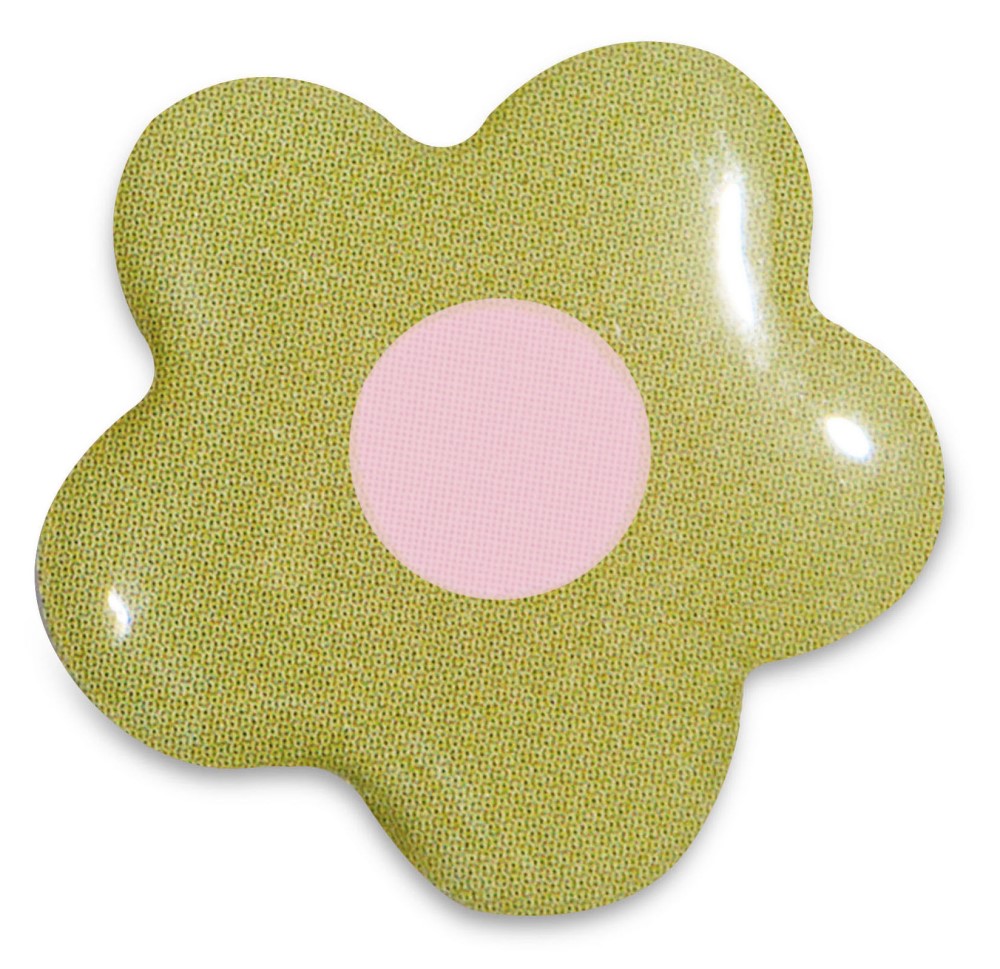 

Стикер VLP, Flower 19*20 мм Green Pink