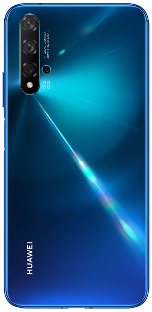 Смартфон Huawei Nova 5T 6/128Gb Crush Blue 0101-6984 YAL-L21 Nova 5T 6/128Gb Crush Blue - фото 3