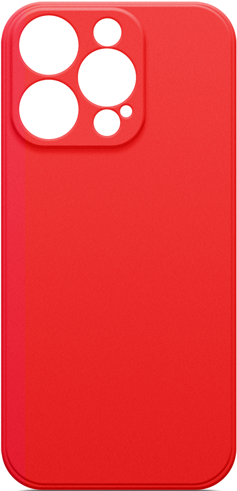Чехол-накладка Borasco iPhone 14 Pro Microfiber Красный чехол mypads загадочная девушка в костюме женский для iphone 14 pro задняя панель накладка бампер