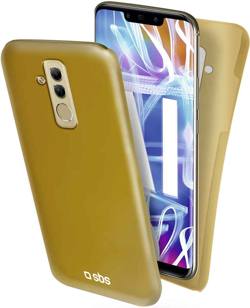 

Клип-кейс SBS, Huawei Mate 20 lite пластик Gold