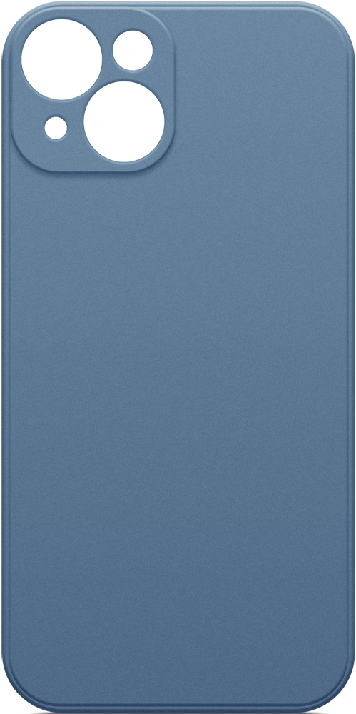 Чехол-накладка Borasco iPhone 14 Microfiber Синий чехол накладка borasco iphone 14 plus microfiber красный