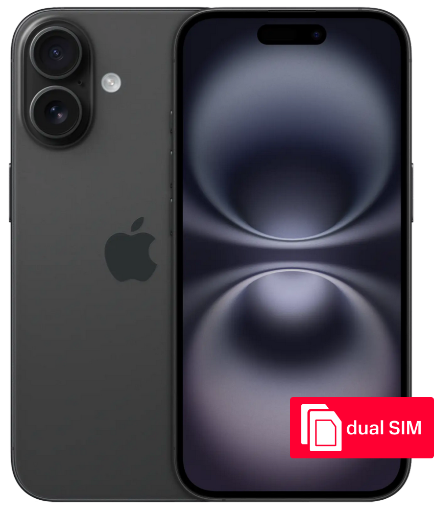 

Смартфон Apple, iPhone 16 Plus 128Gb SIM + SIM Black