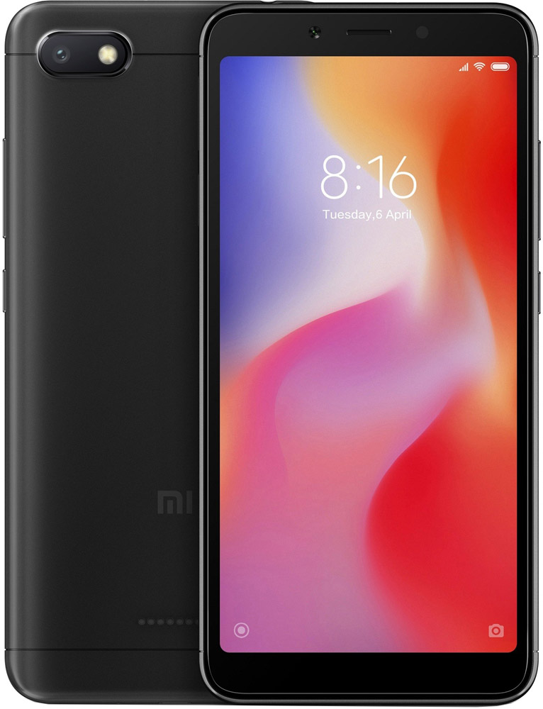 

Смартфон Xiaomi, Redmi 6A 2/32Gb Black