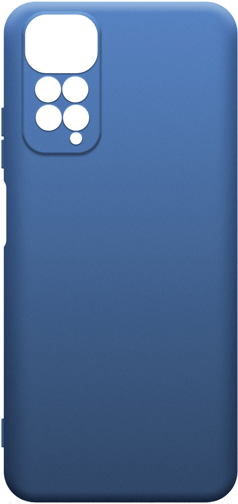 Чехол-накладка Borasco Xiaomi Redmi Note 11 Microfiber Синий