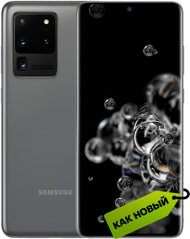 

Смартфон Samsung, Galaxy S20 Ultra 12/128 Гб 5G Серый «Как новый»