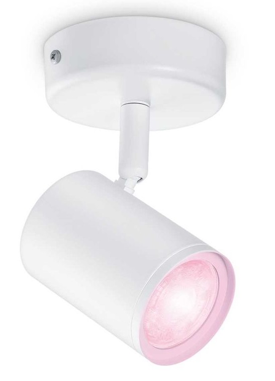 Умный светильник WiZ IMAGEO Spots 1x5W W 22-65K RGB Белый умный светильник wiz imageo spots 3x5w w 22 65k rgb белый