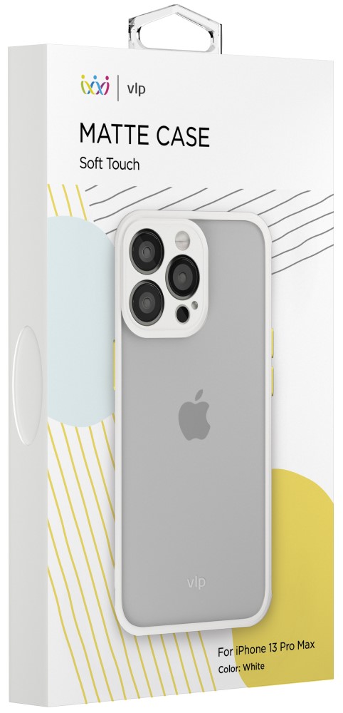 Клип-кейс VLP iPhone 13 Pro Max Matte Case White 0313-9938 - фото 2