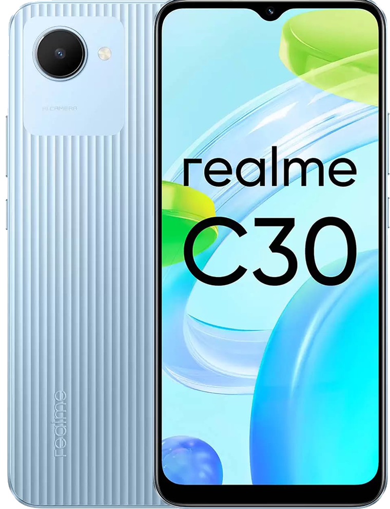 Смартфон realme C30 2/32GB Голубой