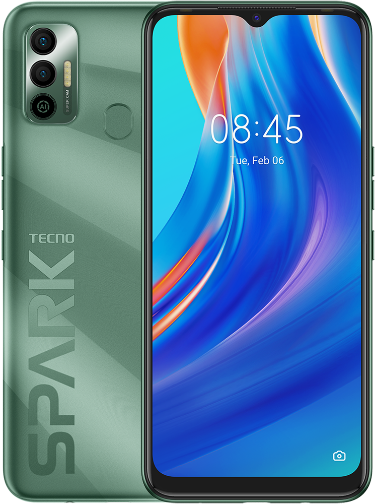 Смартфон TECNO Spark 7 4/64Gb Green