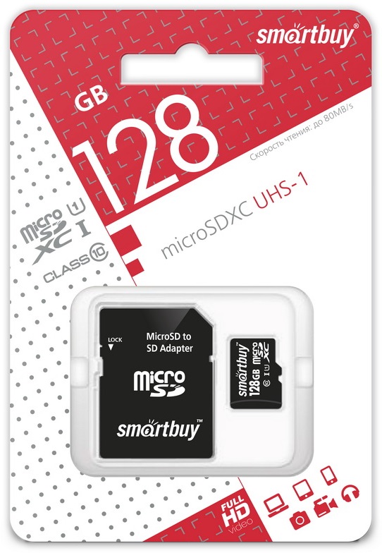 Карта памяти MicroSD Smartbuy карта памяти netac microsd card p500 standard 64gb retail version w sd adapter