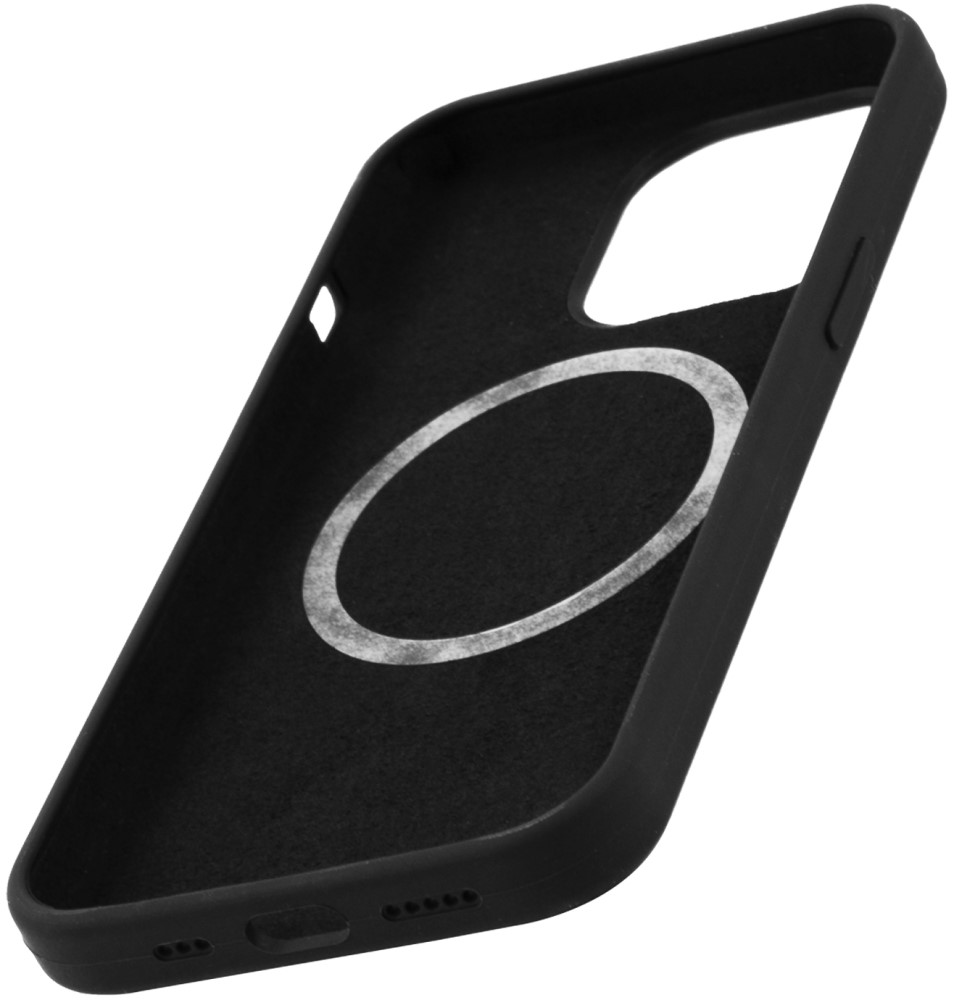 Клип-кейс UNBROKE iPhone 13 Pro Liquid Silicone MagSafe черный 0313-9259 - фото 2
