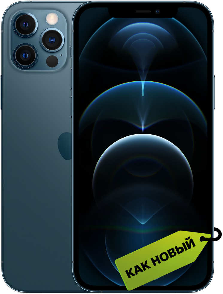 Смартфон Apple iPhone 12 Pro 128Gb Тихоокеанский синий «Как новый» 7000-4547 MGMR3RU/A - фото 1