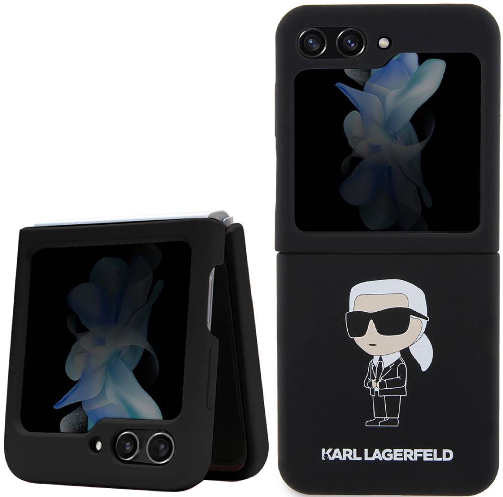 Чехол-накладка Karl Lagerfeld для Samsung Galaxy Z Flip5 Liquid Silicone  Case Ikonik Metal Pin Черный: технические характеристики и описание –  Интернет – магазин МТС