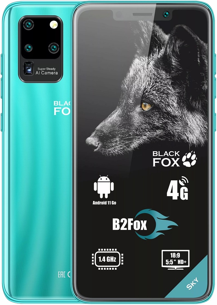 Смартфон Black Fox экшн камера gopro hero12 black specialty bundle 64 гб карта памяти chdsb 121 cn